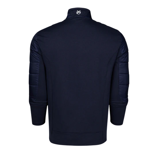 Rhinebeck Hybrid Quarter Zip - Maltese Blue