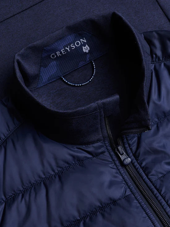 Rhinebeck Hybrid Quarter Zip - Maltese Blue