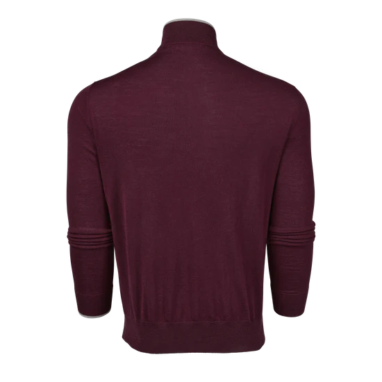 Saratoga 1/4 Zip - Merlot