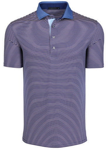 Aurora Polo - Maltese Blue/Blossom