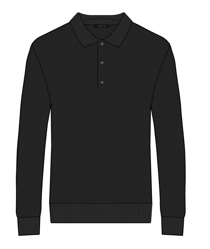 Tomahawk Sweater Polo - Dark Grey Heather