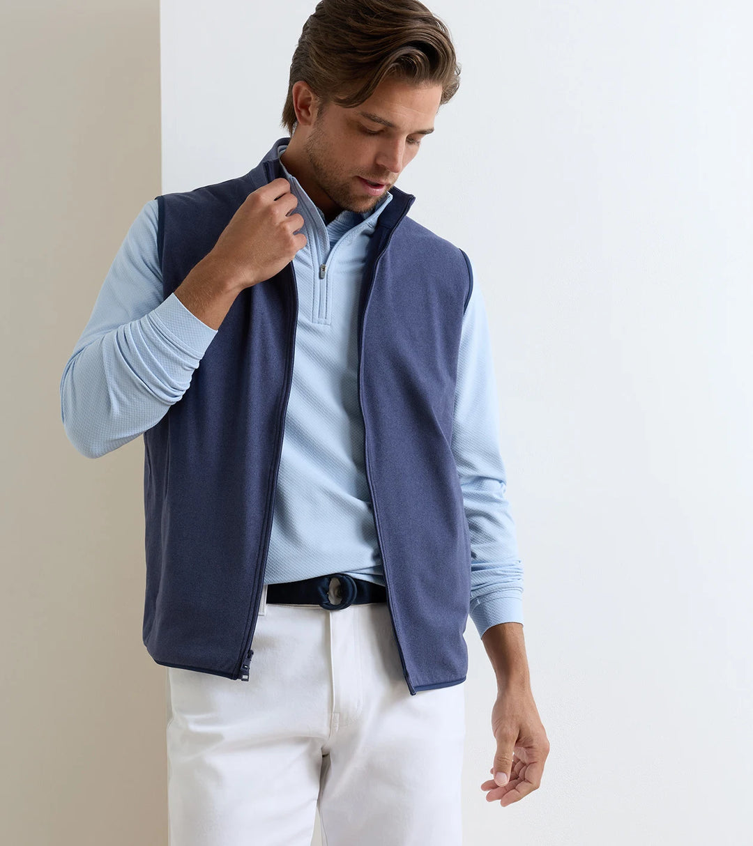 Ardent Air Performance Full-Zip Vest - Navy