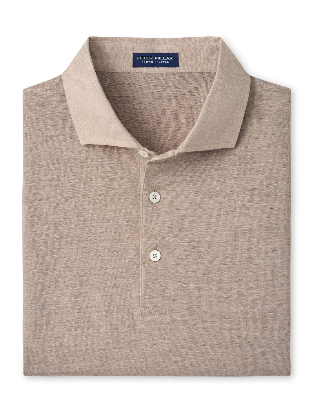 Astino Linen Polo - Biscotti