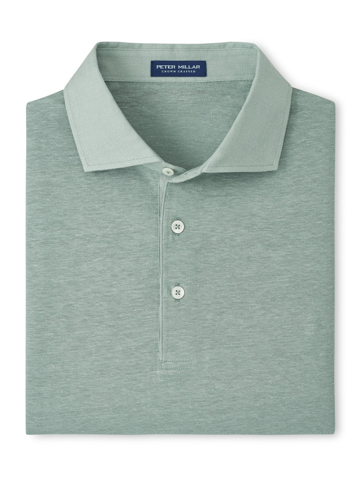 Astino Linen Polo - Willow