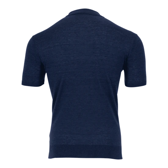 Napeague Ss Sweater Polo - Maltese Blue