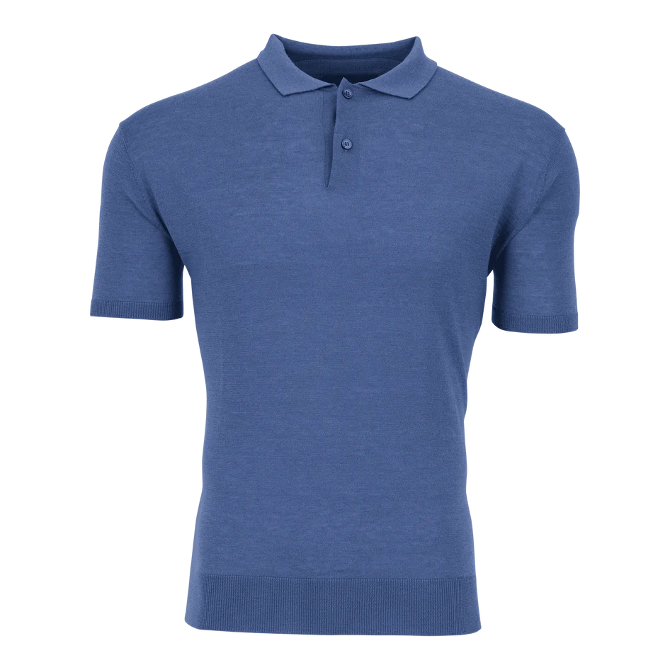 Napeague Ss Sweater Polo - Falcon
