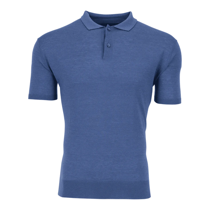 Napeague Ss Sweater Polo - Falcon