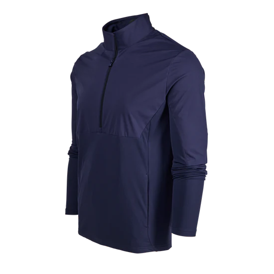 Colorado Hybrid Quarter Zip - Maltese Blue