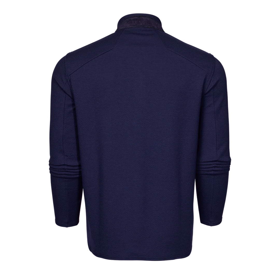 Troy Quarter Zip - Maltese Blue