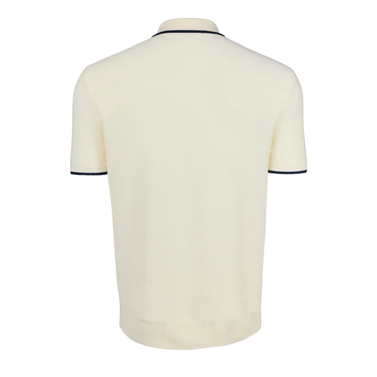 Seneca Ss Sweater Polo - Dune