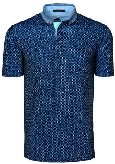Angels Crest Polo - Maltese Blue