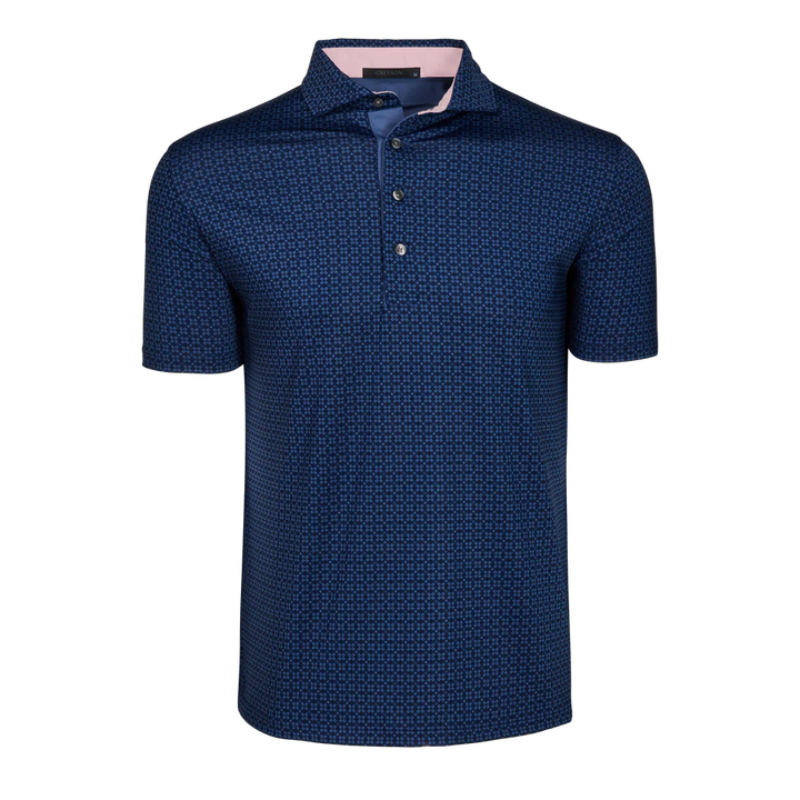 Ghost Thistle Polo - Maltese Blue