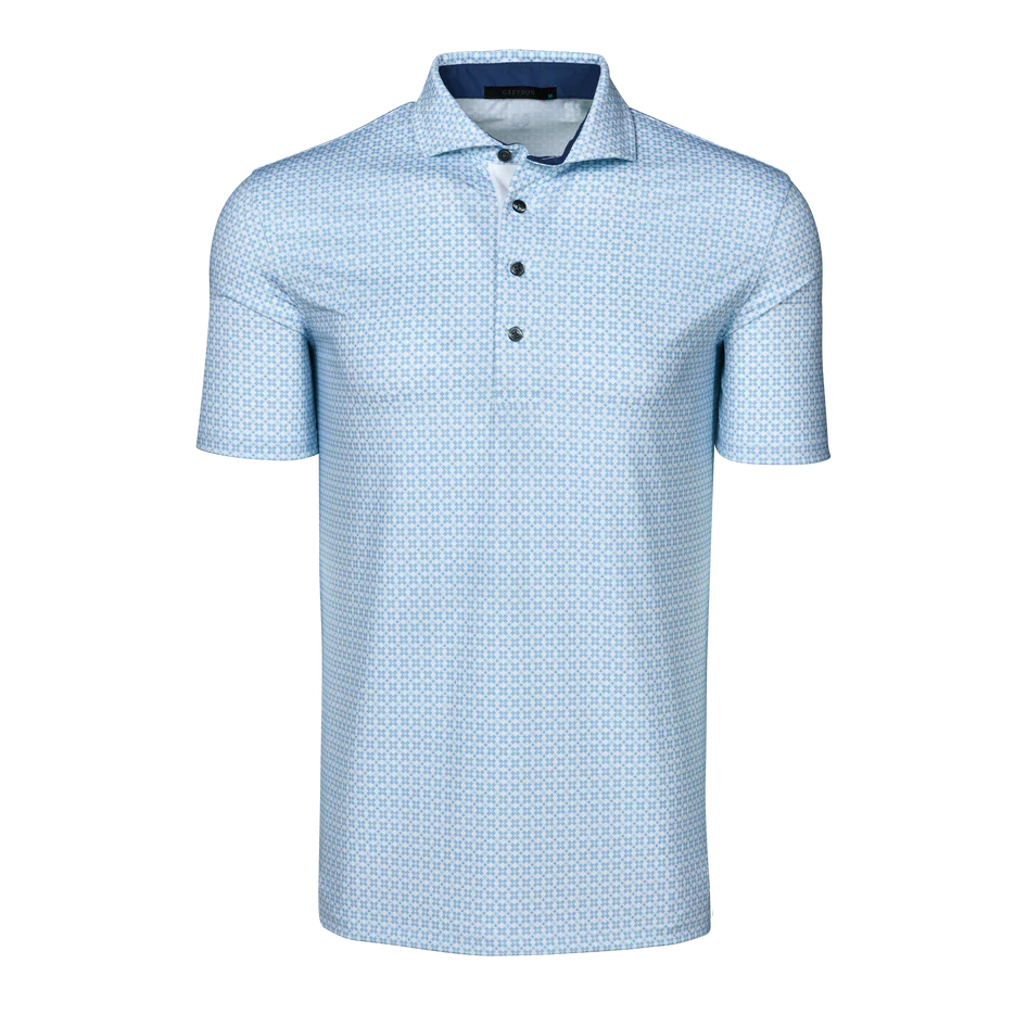 Ghost Thistle Polo - Wolf Blue