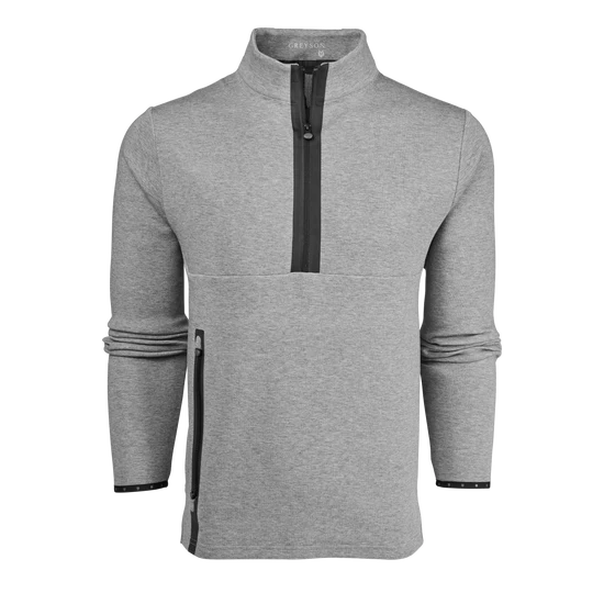 Calgary Quarter Zip - Medium Grey Heather