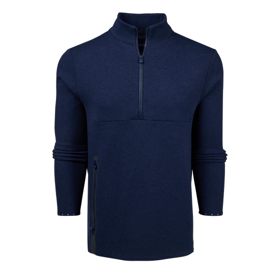 Calgary Quarter Zip - Maltese Blue
