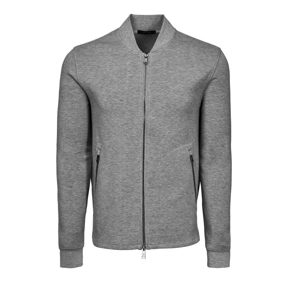 Calgary Luxe Bomber - Medium Grey Heather