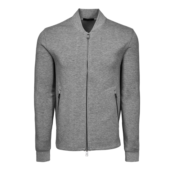 Calgary Luxe Bomber - Medium Grey Heather