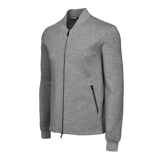 Calgary Luxe Bomber - Medium Grey Heather