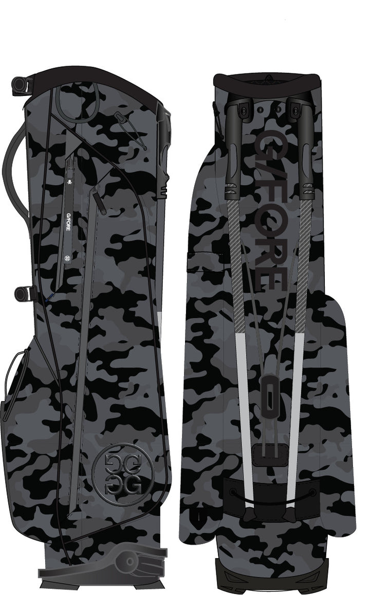 Camo Parachute Carry Golf Bag - Onyx