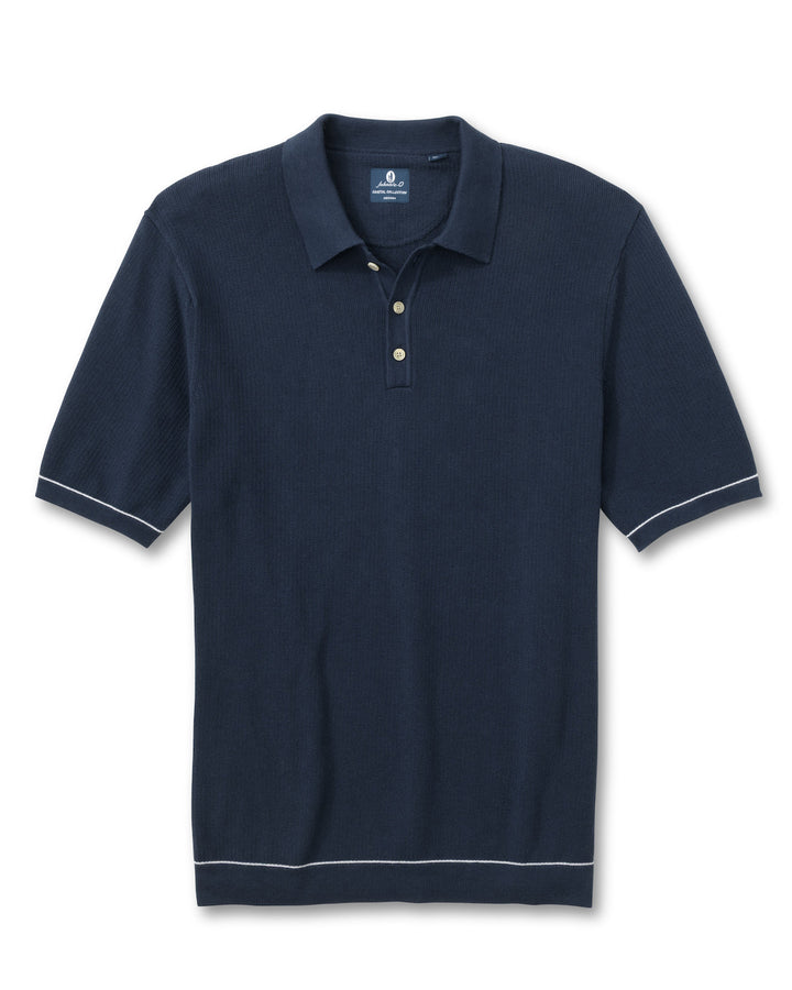 Cotton Blend Snit - Navy