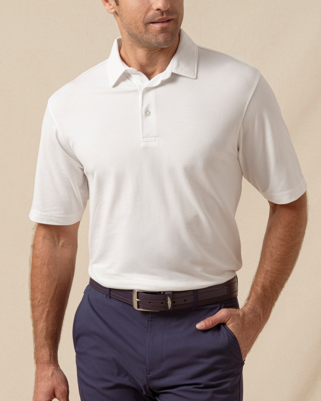 Oxford Polo - White