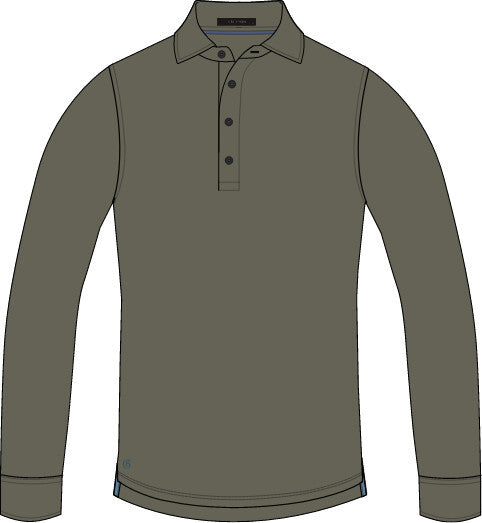 Omaha Long Sleeve Polo - Camp