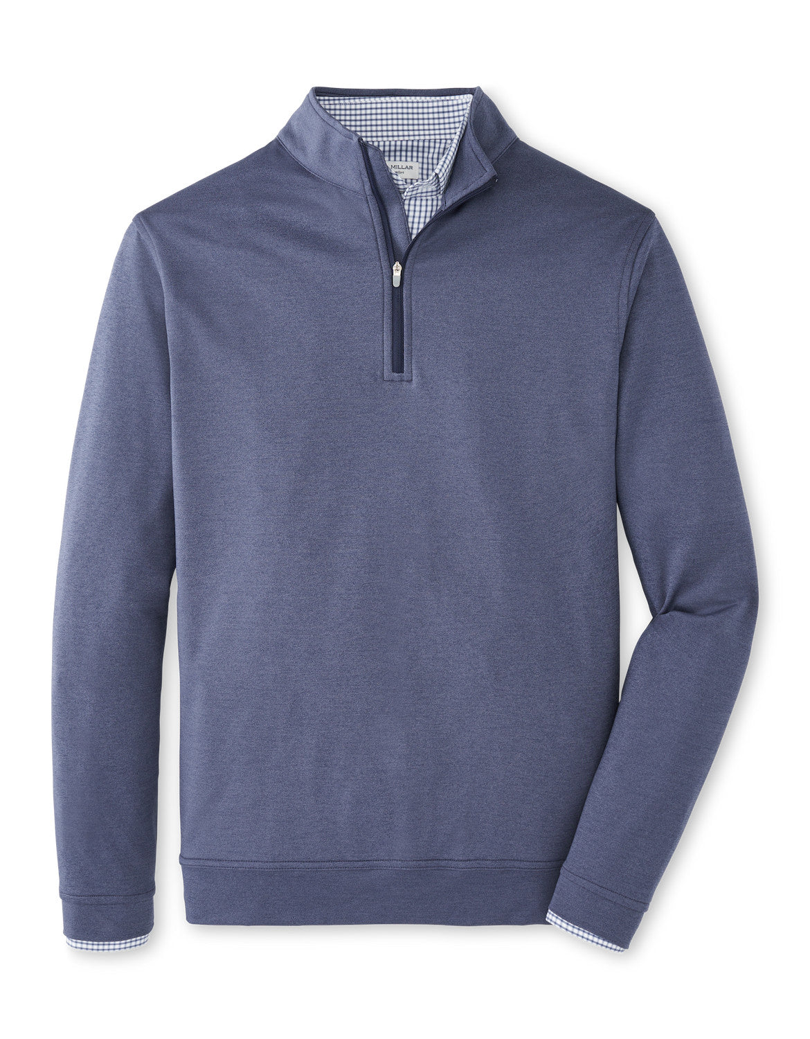 Perth Melange Performance Quarter-Zip - Navy