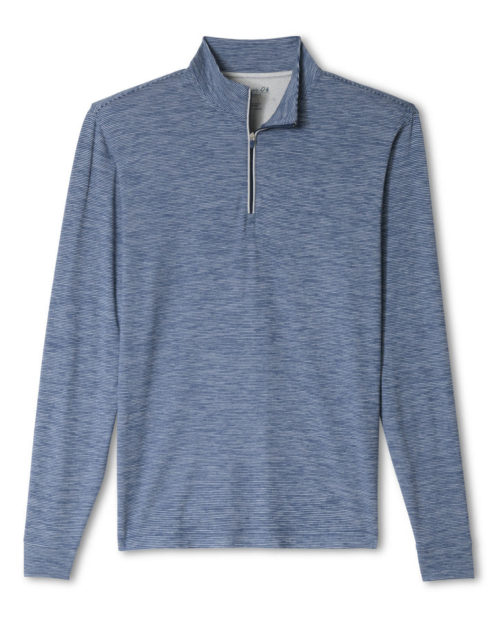 Tempo Stripe Zip - Navy