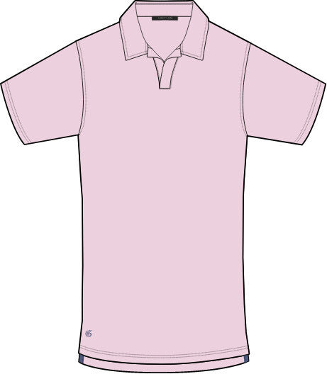 Alpha Slub Johnny Collar Polo - Rosemary