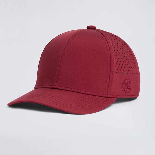 Stretch Performance Classic Quick Turn Hat - Cabernet