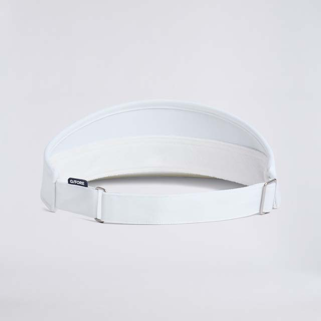 Cotton Quick Turn Visor - Snow