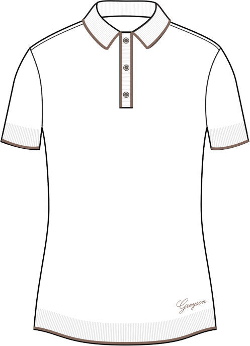 Short Sleeve Leith Merino Polo Sweater - Arctic