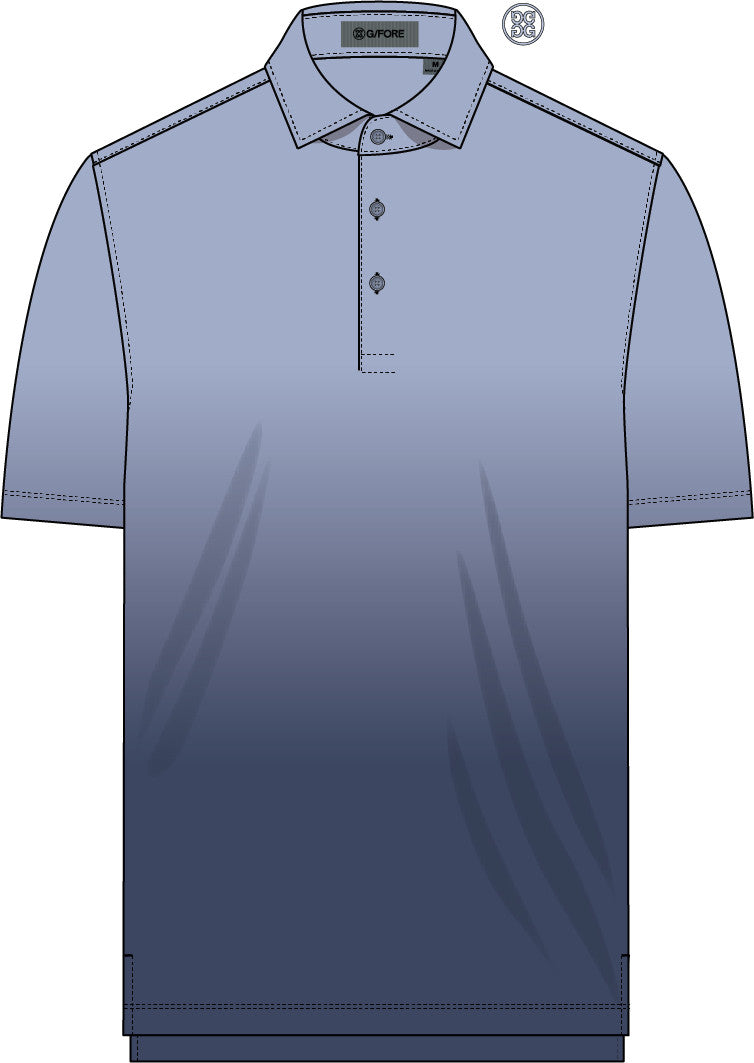 Gradient Tech Jersey Polo - Willow / Haze