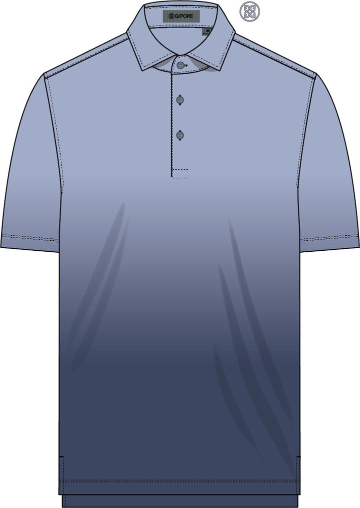 Gradient Tech Jersey Polo - Willow / Haze