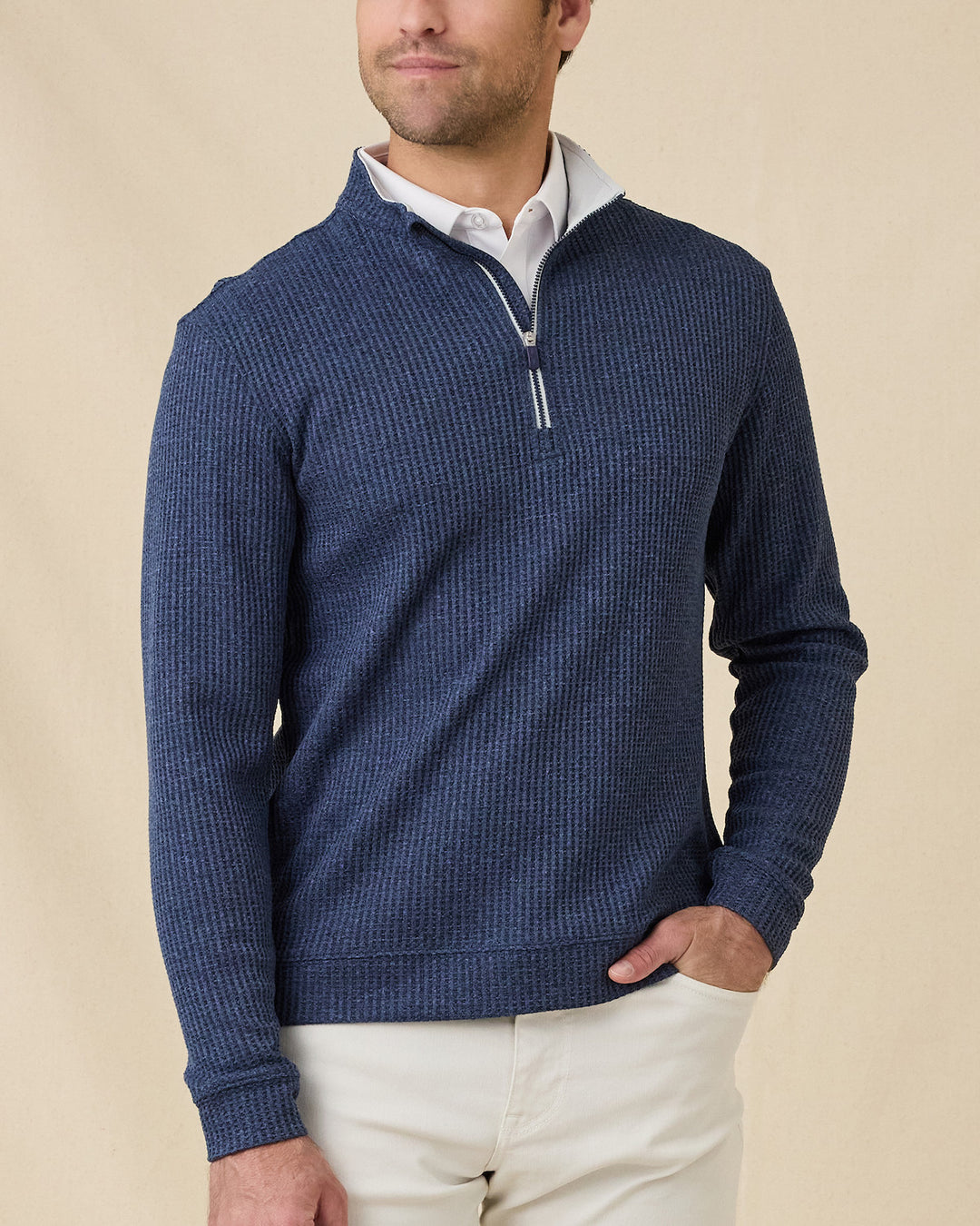 Huntington Quarter Zip - New Indigo