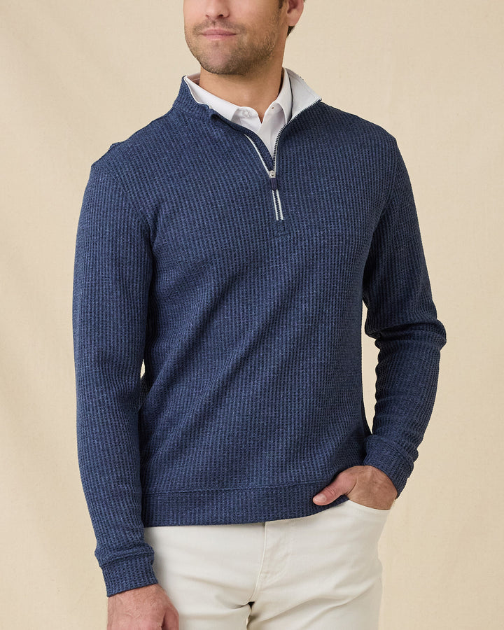 Huntington Quarter Zip - New Indigo