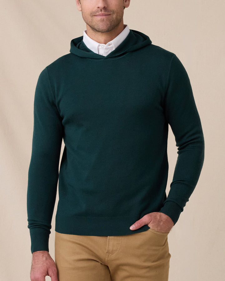 Crenshaw Reversible Sweater Hoodie - Dark Forest