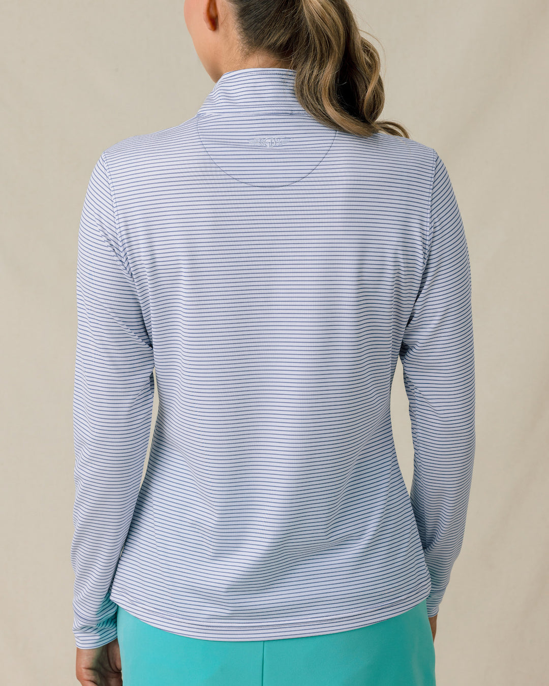 Kiri Stripe Quarter Zip - Tidal