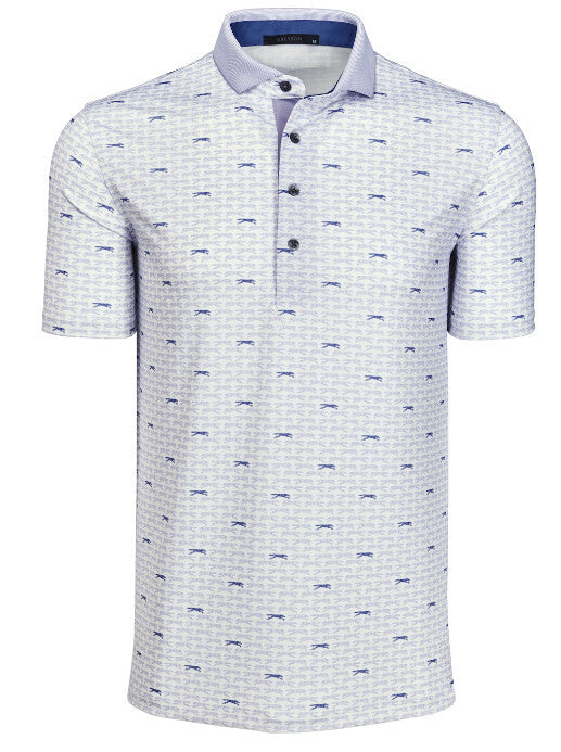 Running Wolf Polo - Arctic