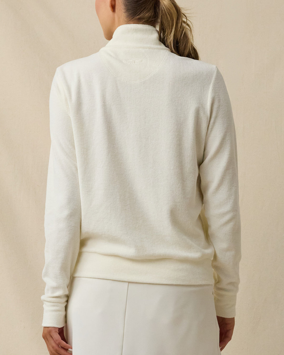 Collette Quarter Zip - Coconut