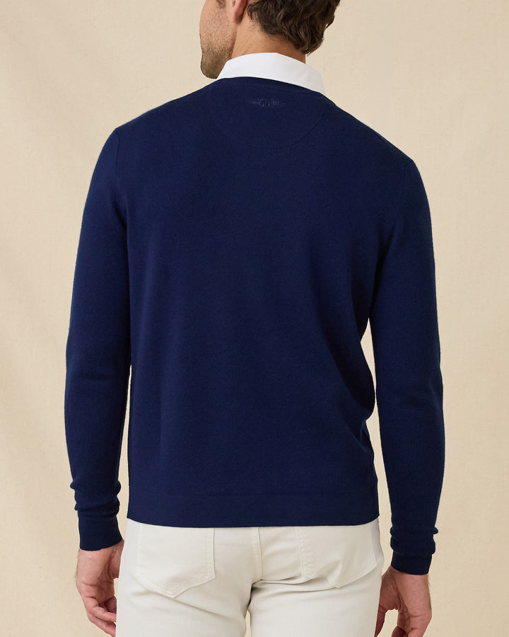 Connery V-Neck Sweater - New Indigo