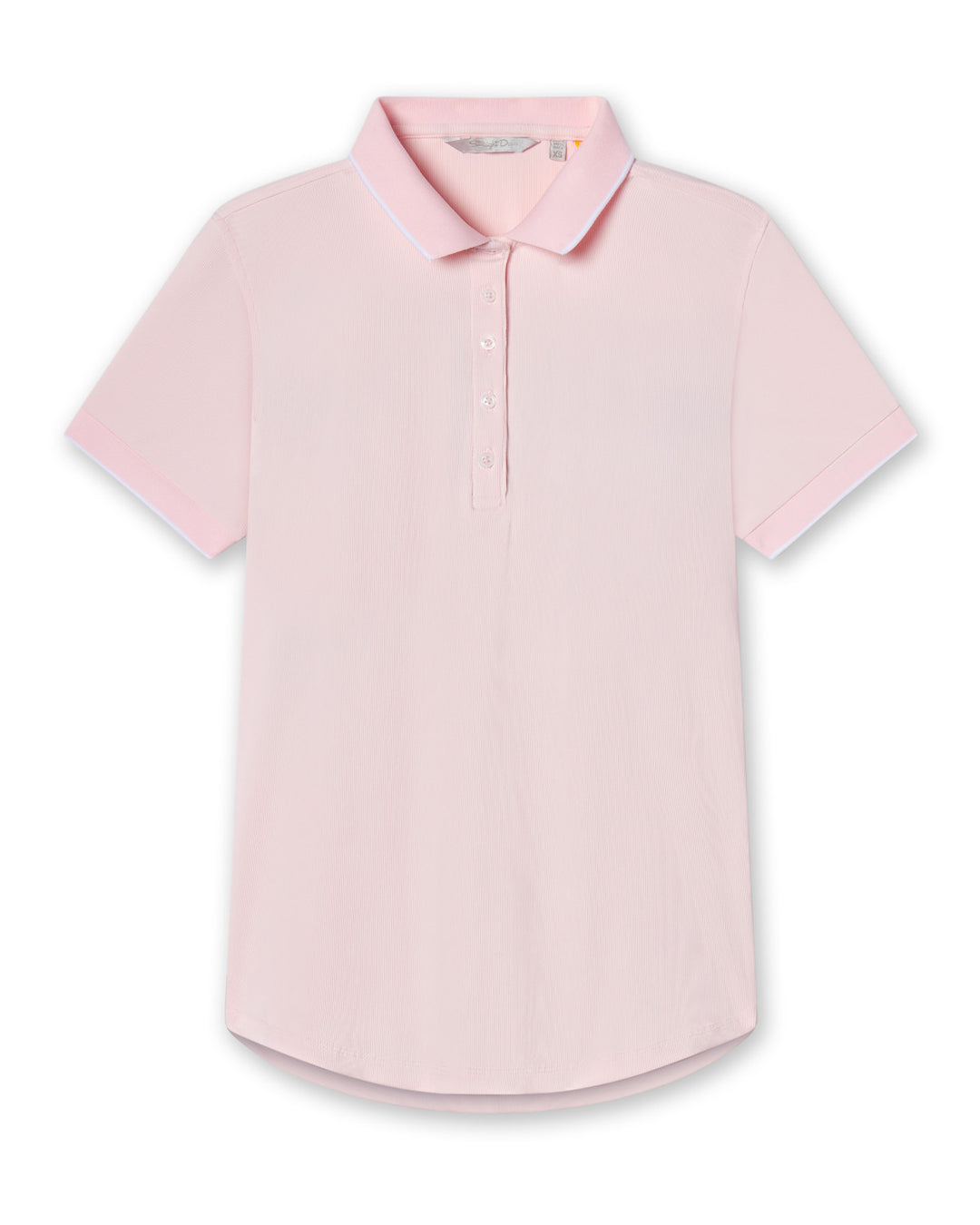 Sindy Rib Knit Polo - Pearl