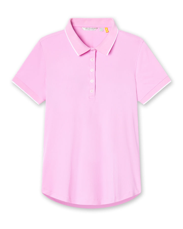 Sindy Rib Knit Polo - Pink Floyd