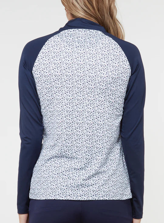 Daizee Quarter Zip - New Indigo