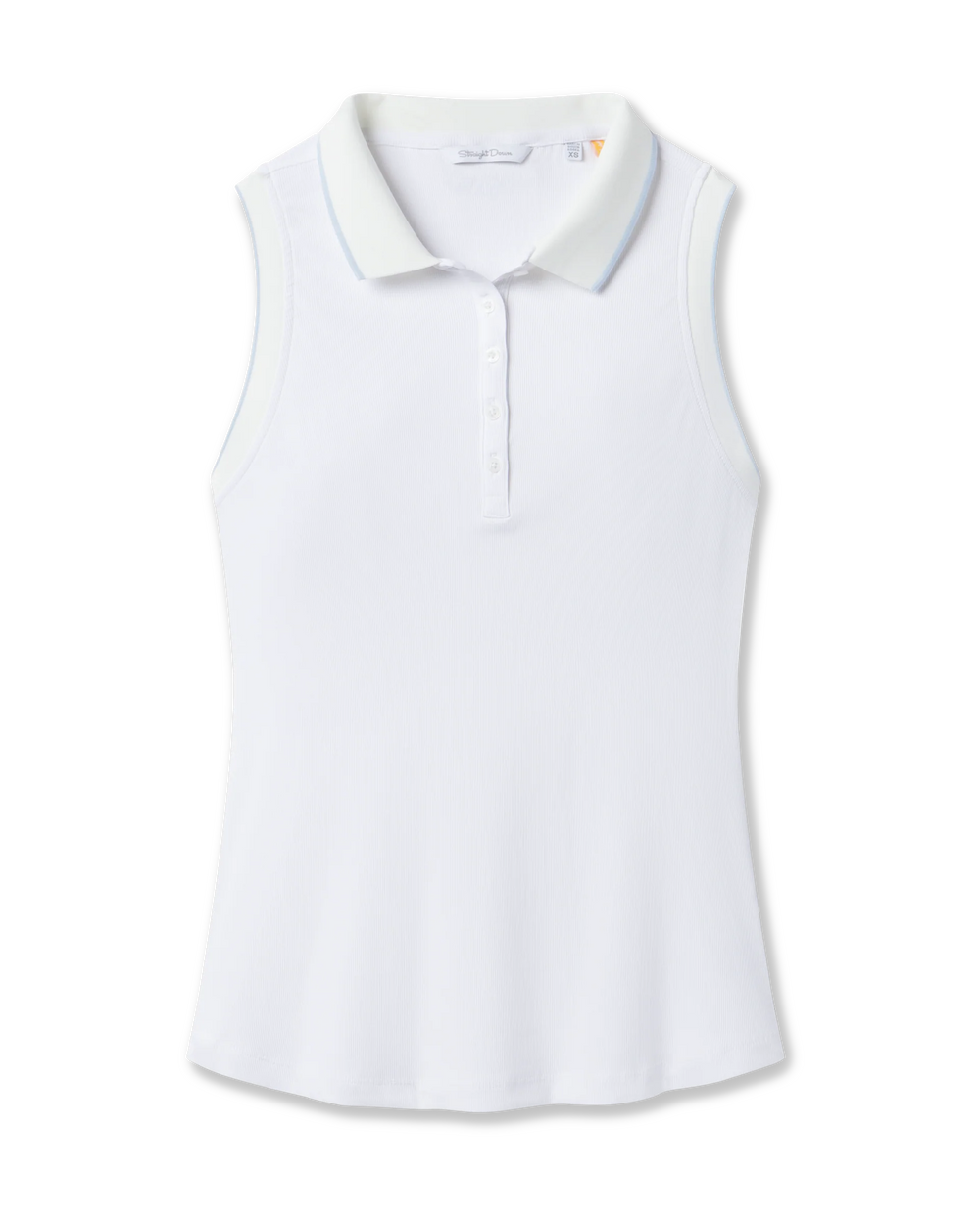 Sami Sleeveless Polo - White