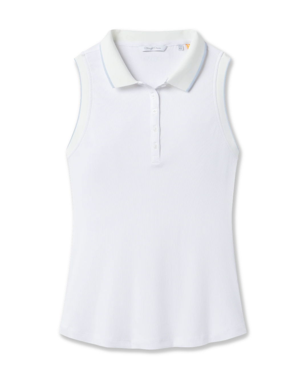 Sami Sleeveless Polo - White