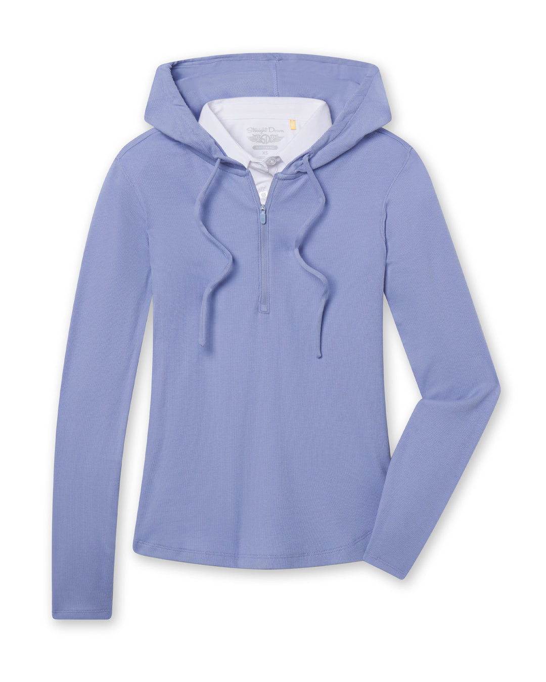 Thyme Quarter Zip Hoodie - Blue Shade