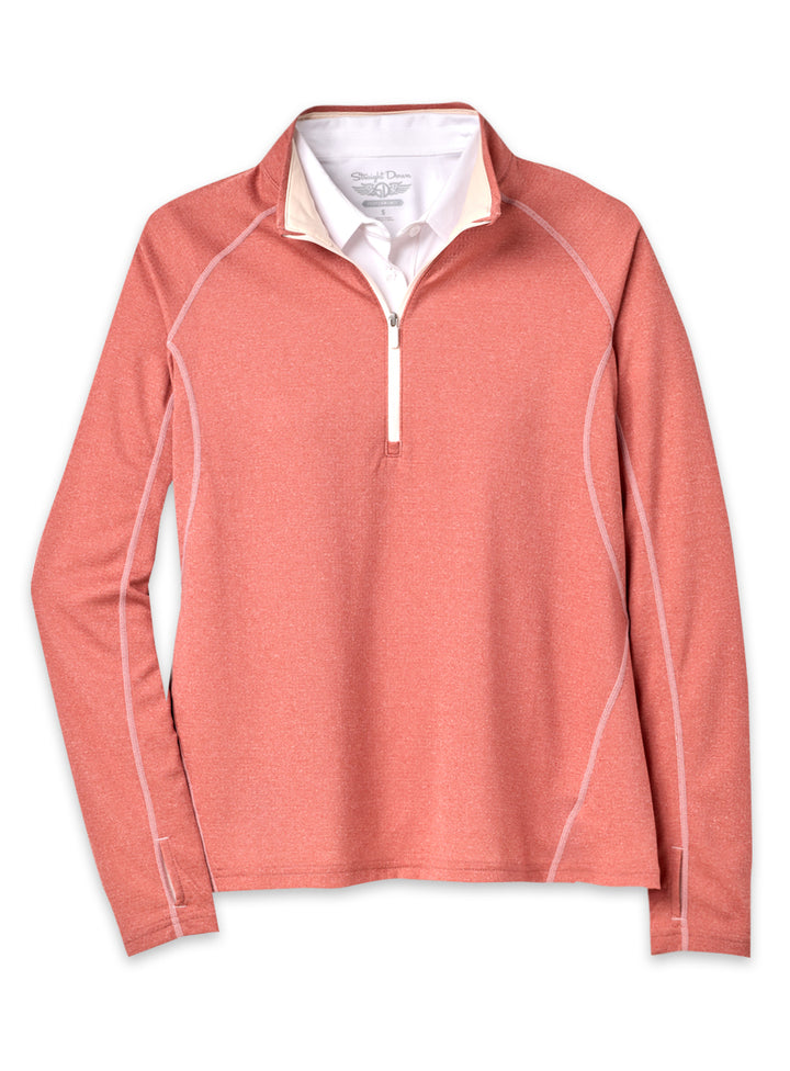 Anza Quarter Zip - Cedar