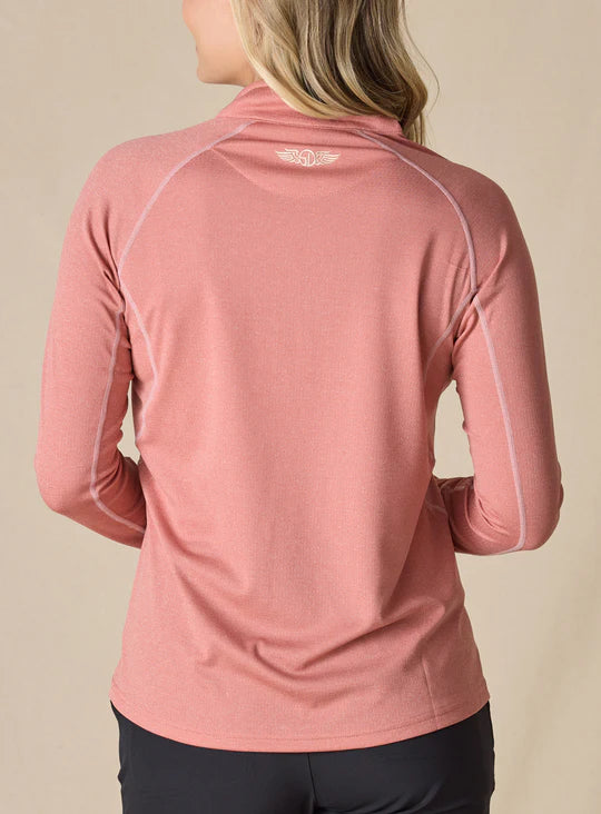 Anza Quarter Zip - Cedar