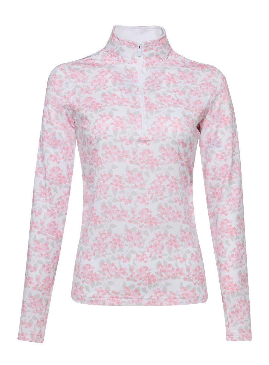 Alabama Quarter Zip - Flamingo